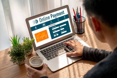 İnternet üzerinden modem para transferi için çevrimiçi ödeme platformu