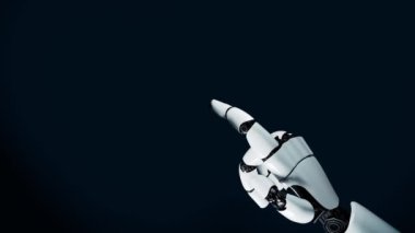 MLP Fütürist robot yapay zeka devrimci yapay zeka teknoloji geliştirme ve makine öğrenme kavramı. İnsan hayatının geleceği için küresel robot biyonik bilim araştırması. 3B görüntüleme grafiği