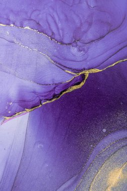 Mermer mürekkep soyut sanatının orijinal resmi. Örnek bir orjinal tablodan yüksek çözünürlüklü fotoğraf. Karargah kağıt dokusuna pürüzsüz mermer desen oluşturmak için soyut resim yapıldı.