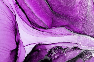 Mermer mürekkep soyut sanatının orijinal resmi. Örnek bir orjinal tablodan yüksek çözünürlüklü fotoğraf. Karargah kağıt dokusuna pürüzsüz mermer desen oluşturmak için soyut resim yapıldı.