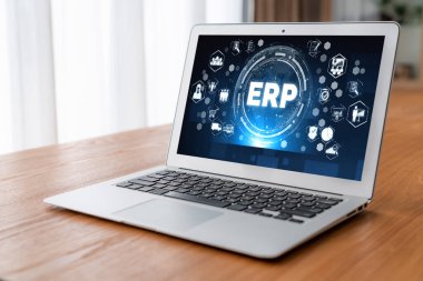 Pazarlama stratejisini planlamak için modern iş için ERP girişimi kaynak planlama yazılımı