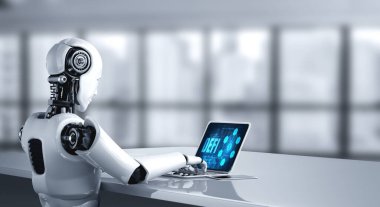 Model bilgisayar ekranında merkezi olmayan finans veya DeFi kavramı. Defi sistemi yeni yatırım ve tasarruf seçenekleri sunuyor .