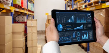 İş veri paneli, pazarlama stratejisi planlaması için iş zekası analizi sunar. Müşteri taleplerini analiz etmek ve iş dünyasının geleceğini önceden görmek için büyük veriler sunulur.