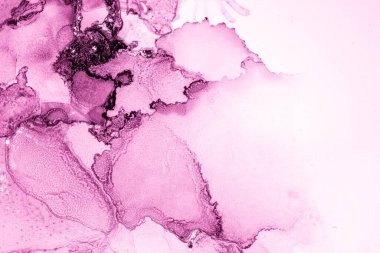 Mermer mürekkep soyut sanatının orijinal resmi. Örnek bir orjinal tablodan yüksek çözünürlüklü fotoğraf. Karargah kağıt dokusuna pürüzsüz mermer desen oluşturmak için soyut resim yapıldı.