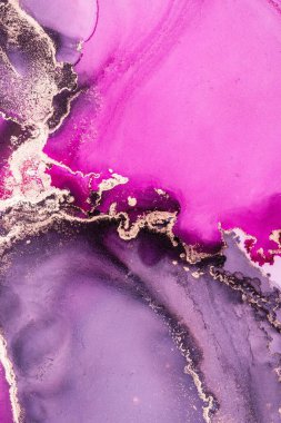 Mermer mürekkep soyut sanatının orijinal resmi. Örnek bir orjinal tablodan yüksek çözünürlüklü fotoğraf. Karargah kağıt dokusuna pürüzsüz mermer desen oluşturmak için soyut resim yapıldı.