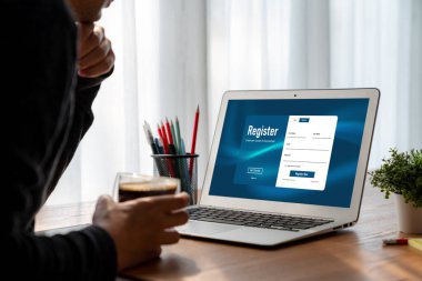 İnternet sitesinde mod form doldurmak için çevrimiçi kayıt formu