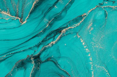 Mermer mürekkep soyut sanatının orijinal resmi. Örnek bir orjinal tablodan yüksek çözünürlüklü fotoğraf. Karargah kağıt dokusuna pürüzsüz mermer desen oluşturmak için soyut resim yapıldı.