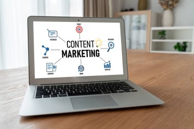 Mod çevrimiçi iş ve e-ticaret pazarlama stratejisi için içerik pazarlaması