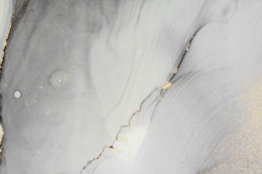 Mermer mürekkep soyut sanatının orijinal resmi. Örnek bir orjinal tablodan yüksek çözünürlüklü fotoğraf. Karargah kağıt dokusuna pürüzsüz mermer desen oluşturmak için soyut resim yapıldı.