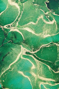 Mermer mürekkep soyut sanatının orijinal resmi. Örnek bir orjinal tablodan yüksek çözünürlüklü fotoğraf. Karargah kağıt dokusuna pürüzsüz mermer desen oluşturmak için soyut resim yapıldı.