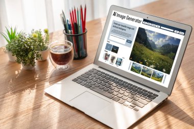 Yapay zeka yapay zeka işleme gücünün kullanımıyla birlikte metin tasarımcısı ve kullanıcılarına resim ve metin tasarımcılarına komut metnine göre resim verme imkânı sunar