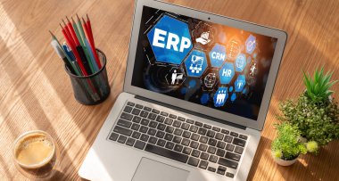 Pazarlama stratejisini planlamak için modern iş için ERP girişimi kaynak planlama yazılımı