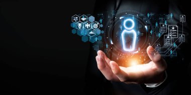 İnsan kaynakları ve dijital çevrimiçi eleman alımı, doğru çalışan adayı EIDE 'yi bulmak için ekip oluşturma süreci