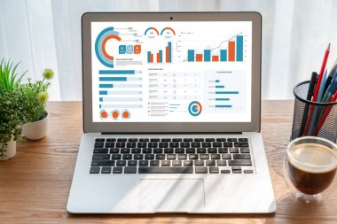 İş veri paneli, pazarlama stratejisi planlaması için iş zekası analizi sunar. Müşteri taleplerini analiz etmek ve iş dünyasının geleceğini önceden görmek için büyük veriler sunulur.