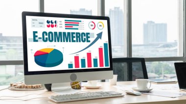 E-ticaret veri yazılımı çevrimiçi perakende şirketine satış analizi için mod gösterge tablosu sağlar