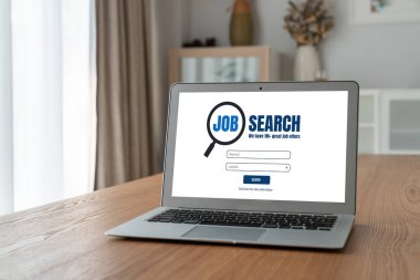 Çalışanların işe alım İnternet ağındaki iş fırsatlarını araması için mod web sitesinde online iş araması