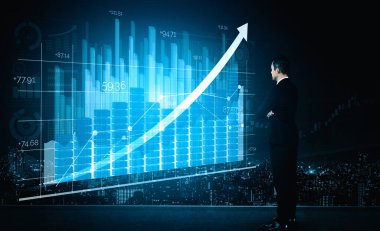 İş ve Finans 'ın Çifte Maruz Kalıbı - Karnesi olan İşadamı, borsa yatırımlarının mali kar artışına doğru ilerledi. uds
