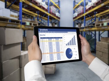 Spreadsheet document information financial startup concept. data and graphs in spreadsheet documents for online analysis project dashboard accounting digital snugly