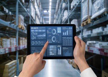 İş veri paneli, pazarlama stratejisi planlaması için iş zekası analizi sunar. Müşteri taleplerini analiz etmek ve iş dünyasının geleceğini önceden görmek için büyük veriler sunulur.