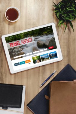 Model arama ve seyahat planlama için internet sitesi uçuş, otel ve tur rezervasyonları için anlaşma ve paket sunuyor