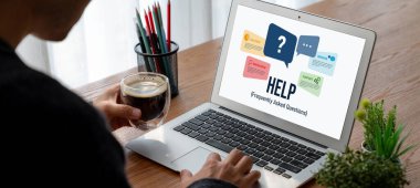 Help screen on the website provide answer to FAQ frequently asked question snugly with knowledge information and solution by customer support