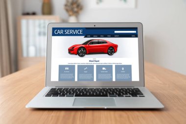 Car service website for online booking repair automobile garage technology snugly