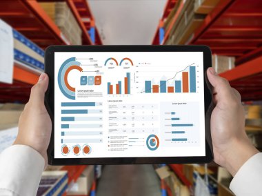 İş veri paneli, pazarlama stratejisi planlaması için iş zekası analizi sunar. Müşteri taleplerini analiz etmek ve iş dünyasının geleceğini önceden görmek için büyük veriler sunulur.