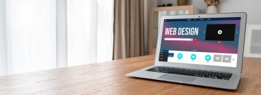 Web sitesi tasarım yazılımı çevrimiçi perakende ticaret ve e-ticaret için model şablonu sağlar