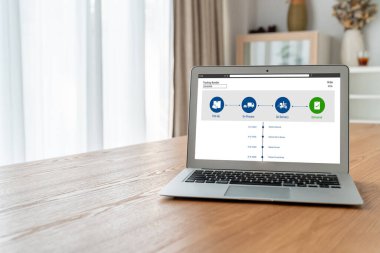 Ürün nakliyesi ve teslimatı için e-ticaret ve mod çevrimiçi iş izleme sistemi