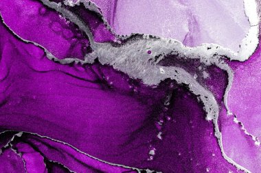 Mermer mürekkep soyut sanatının orijinal resmi. Örnek bir orjinal tablodan yüksek çözünürlüklü fotoğraf. Karargah kağıt dokusuna pürüzsüz mermer desen oluşturmak için soyut resim yapıldı.