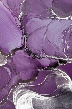 Mermer mürekkep soyut sanatının orijinal resmi. Örnek bir orjinal tablodan yüksek çözünürlüklü fotoğraf. Karargah kağıt dokusuna pürüzsüz mermer desen oluşturmak için soyut resim yapıldı.