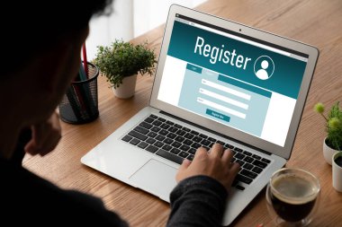 İnternet sitesinde mod form doldurmak için çevrimiçi kayıt formu