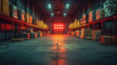 Terk edilmiş bir deponun ya da raflarda isim etiketi olan bir kutunun bulanık arkaplanı. Çürümeye odaklı iç fotoğrafçılık. Tarihsel koruma ve kentsel keşif kavramı. Aktar.