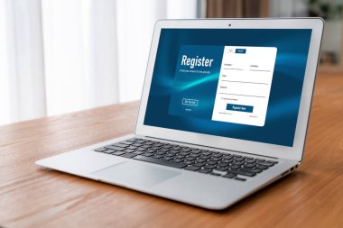 İnternet sitesinde mod form doldurmak için çevrimiçi kayıt formu