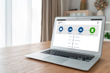 Ürün nakliyesi ve teslimatı için e-ticaret ve mod çevrimiçi iş izleme sistemi