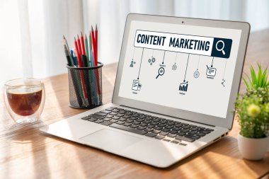 Mod çevrimiçi iş ve e-ticaret pazarlama stratejisi için içerik pazarlaması