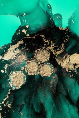 Mermer mürekkep soyut sanatının orijinal resmi. Örnek bir orjinal tablodan yüksek çözünürlüklü fotoğraf. Karargah kağıt dokusuna pürüzsüz mermer desen oluşturmak için soyut resim yapıldı.