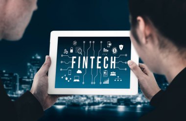 Pazarlama stratejisini analiz etmek için kullanılan Fintech finansal teknoloji yazılımı