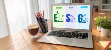 Model işletmelerin ESG çevresel yönetim politikası yüksek ESG puanı elde etmek için bir standart belirler