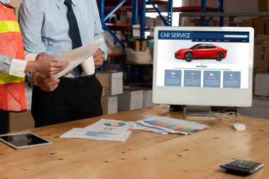 Car service website for online booking repair automobile garage technology snugly