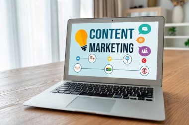 Mod çevrimiçi iş ve e-ticaret pazarlama stratejisi için içerik pazarlaması