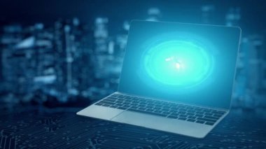 MLP Fütürist Robot Yapay Zeka, yapay zeka, yapay zeka, teknoloji geliştirme ve makine öğrenme kavramlarını aydınlatıyor. İnsan hayatının geleceği için küresel robot kuantum bilimi araştırması. 3B görüntüleme grafiği