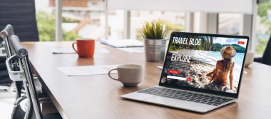 Online travel blog website provide travel tips and information on social media snugly where people can post, write and react to travel application