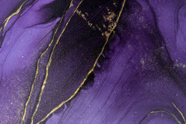 Mermer mürekkep soyut sanatının orijinal resmi. Örnek bir orjinal tablodan yüksek çözünürlüklü fotoğraf. Karargah kağıt dokusuna pürüzsüz mermer desen oluşturmak için soyut resim yapıldı.