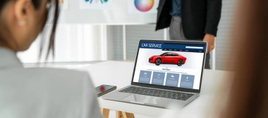 Car service website for online booking repair automobile garage technology snugly