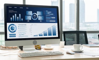 İş veri paneli, pazarlama stratejisi planlaması için iş zekası analizi sunar. Müşteri taleplerini analiz etmek ve iş dünyasının geleceğini önceden görmek için büyük veriler sunulur.