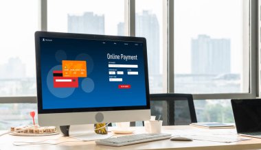 İnternet üzerinden modem para transferi için çevrimiçi ödeme platformu