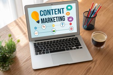 Mod çevrimiçi iş ve e-ticaret pazarlama stratejisi için içerik pazarlaması