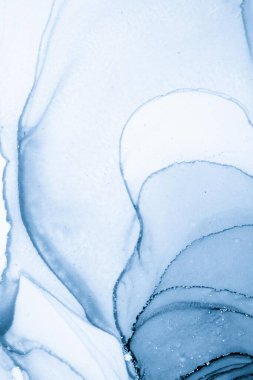 Mermer mürekkep soyut sanatının orijinal resmi. Örnek bir orjinal tablodan yüksek çözünürlüklü fotoğraf. Karargah kağıt dokusuna pürüzsüz mermer desen oluşturmak için soyut resim yapıldı.