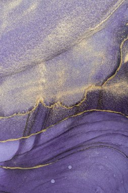 Mermer mürekkep soyut sanatının orijinal resmi. Örnek bir orjinal tablodan yüksek çözünürlüklü fotoğraf. Karargah kağıt dokusuna pürüzsüz mermer desen oluşturmak için soyut resim yapıldı.